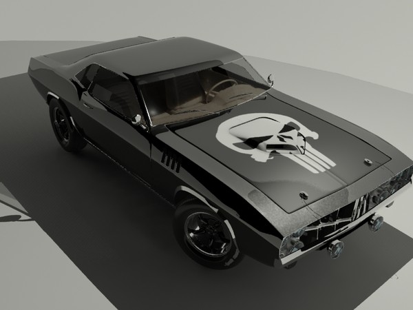 barracuda plymouth hemi 3d model - Plymouth Barracuda hemi by ngluvakov